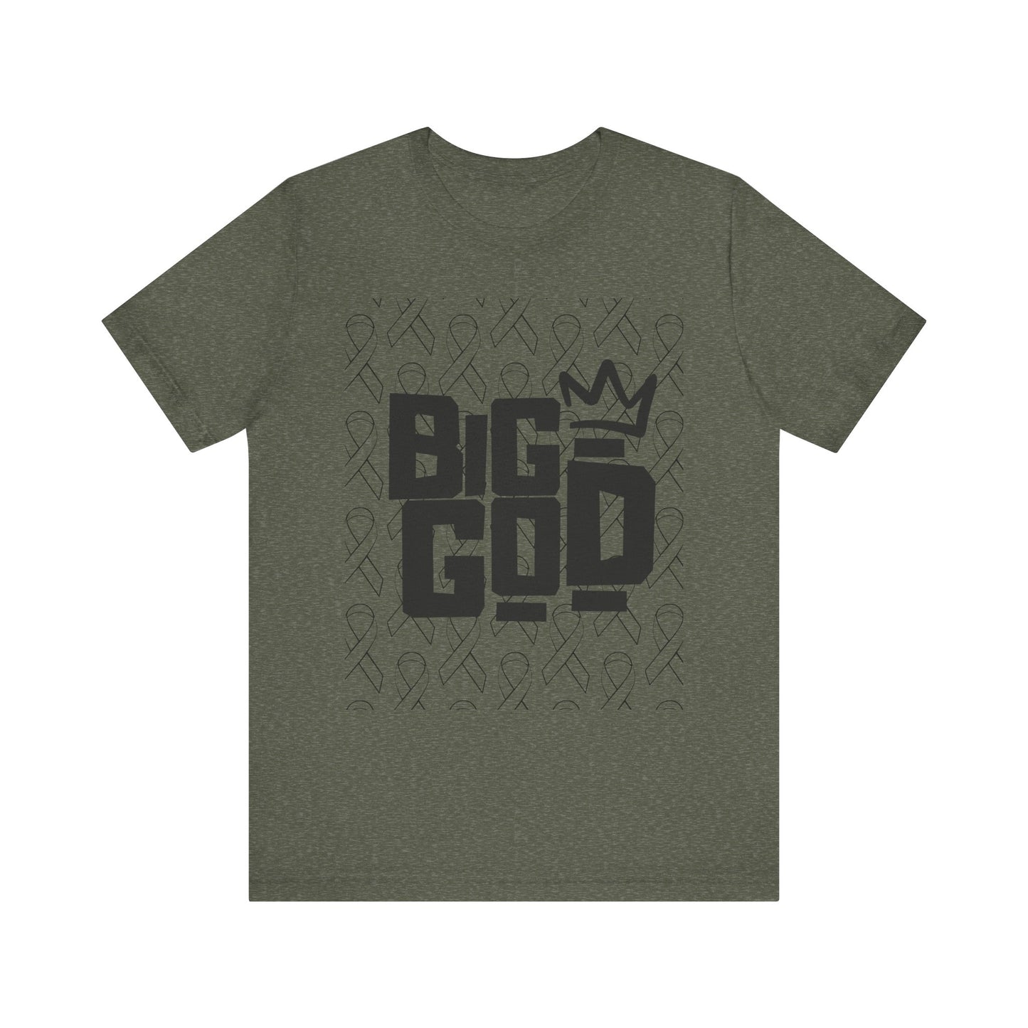 Big God Short Sleeve Tee - Inspirational Unisex Jersey T-Shirt, Gift for Faith Lovers, Christian Apparel, Motivational Shirt, Casual Wear