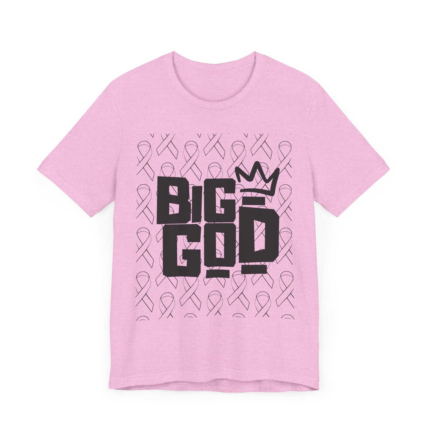 Big God Short Sleeve Tee - Inspirational Unisex Jersey T-Shirt, Gift for Faith Lovers, Christian Apparel, Motivational Shirt, Casual Wear