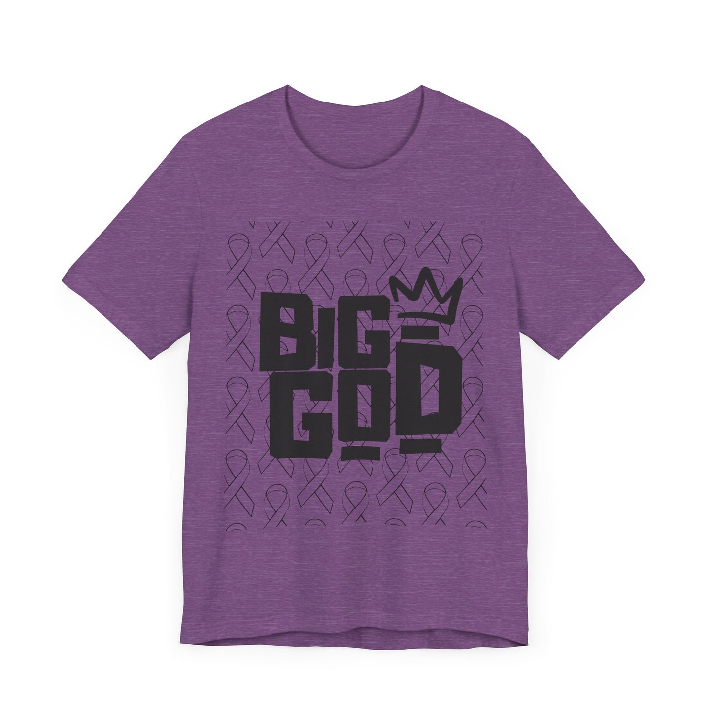 Big God Short Sleeve Tee - Inspirational Unisex Jersey T-Shirt, Gift for Faith Lovers, Christian Apparel, Motivational Shirt, Casual Wear