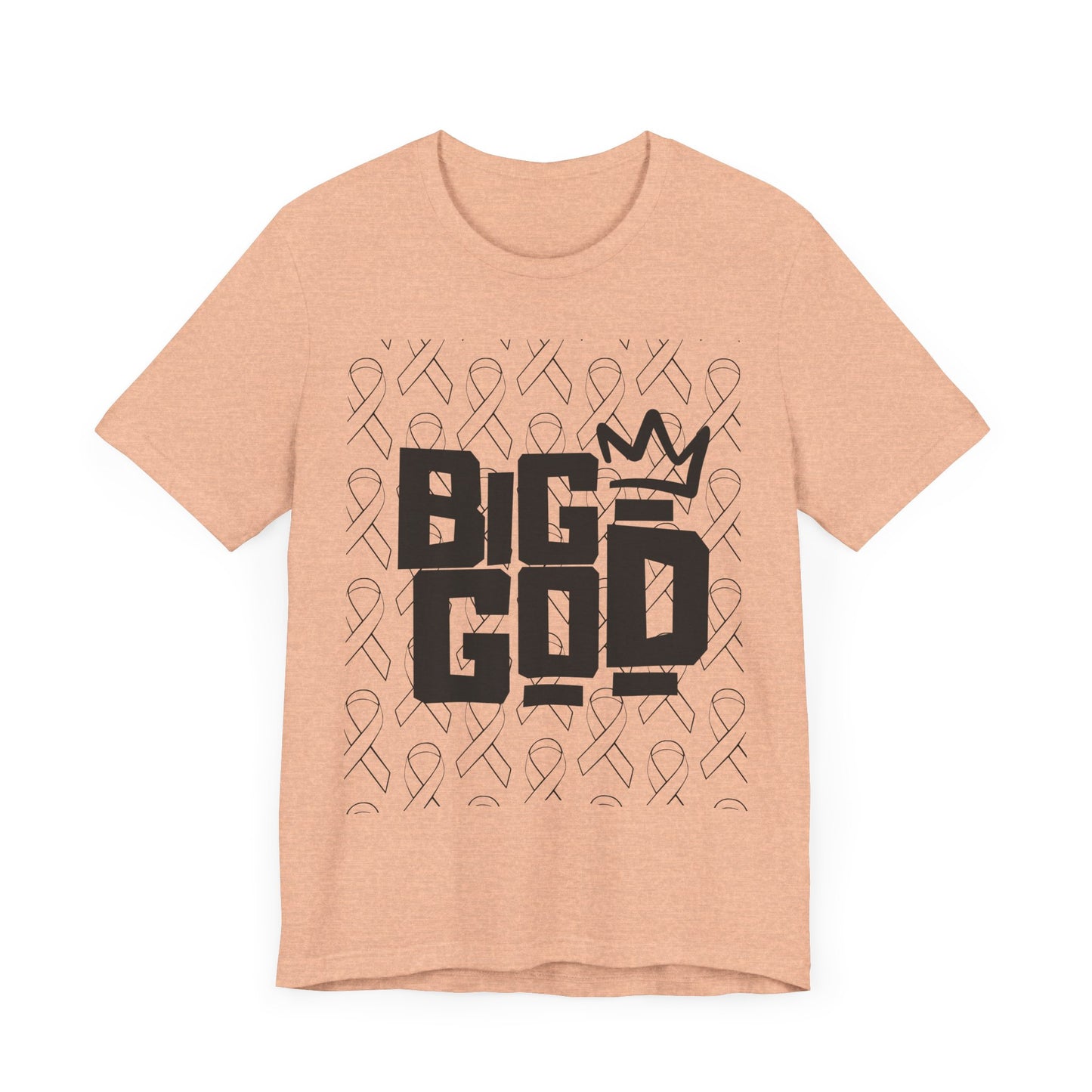Big God Short Sleeve Tee - Inspirational Unisex Jersey T-Shirt, Gift for Faith Lovers, Christian Apparel, Motivational Shirt, Casual Wear