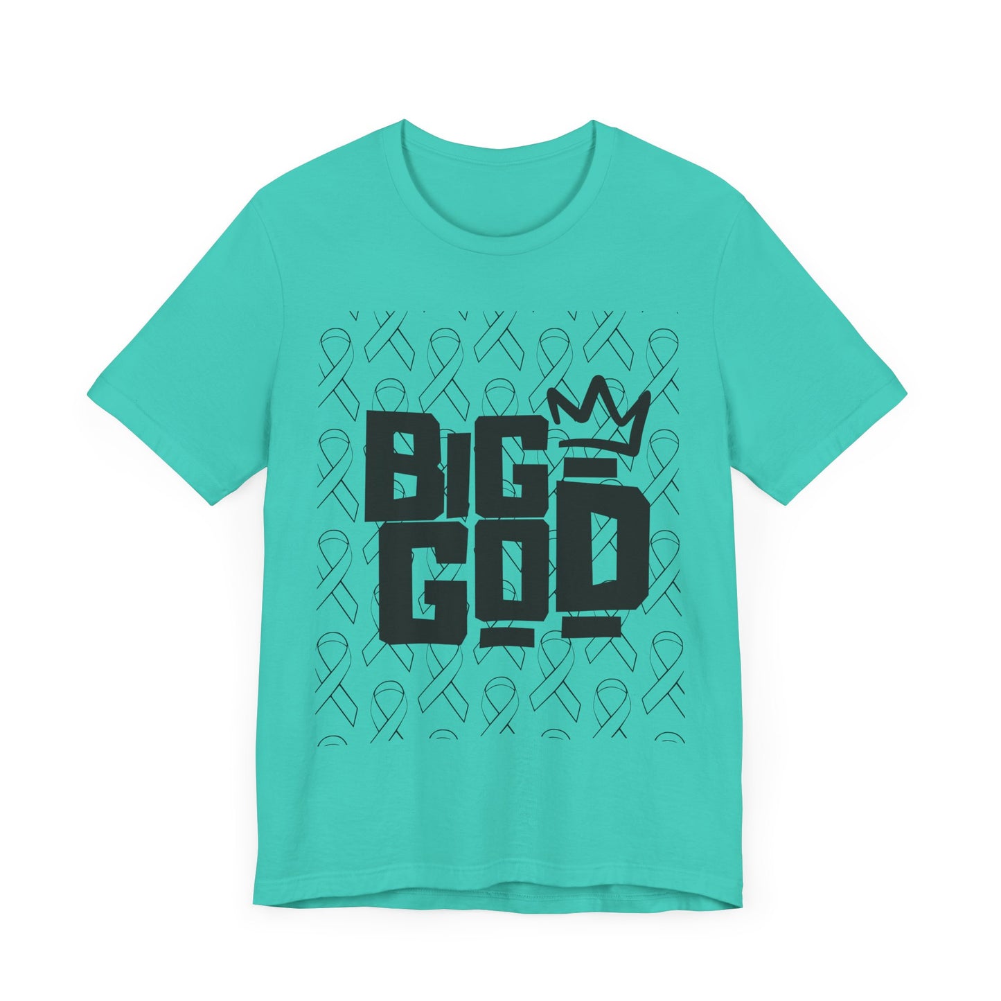 Big God Short Sleeve Tee - Inspirational Unisex Jersey T-Shirt, Gift for Faith Lovers, Christian Apparel, Motivational Shirt, Casual Wear