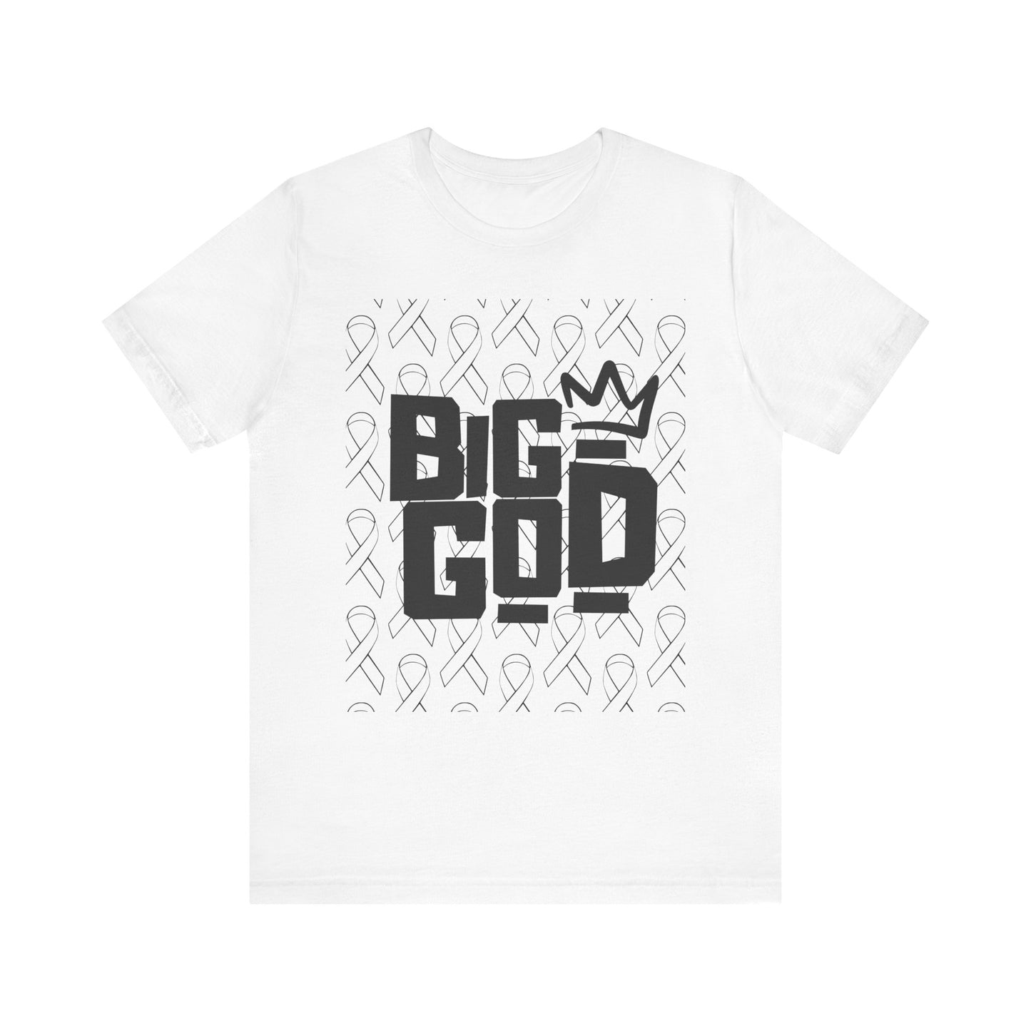 Big God Short Sleeve Tee - Inspirational Unisex Jersey T-Shirt, Gift for Faith Lovers, Christian Apparel, Motivational Shirt, Casual Wear
