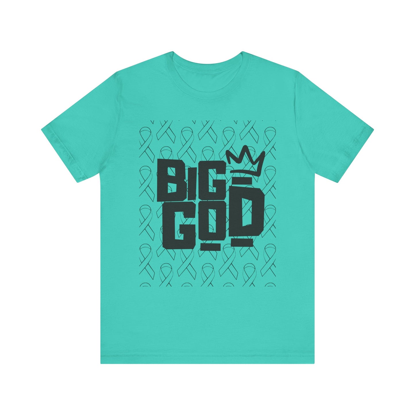 Big God Short Sleeve Tee - Inspirational Unisex Jersey T-Shirt, Gift for Faith Lovers, Christian Apparel, Motivational Shirt, Casual Wear
