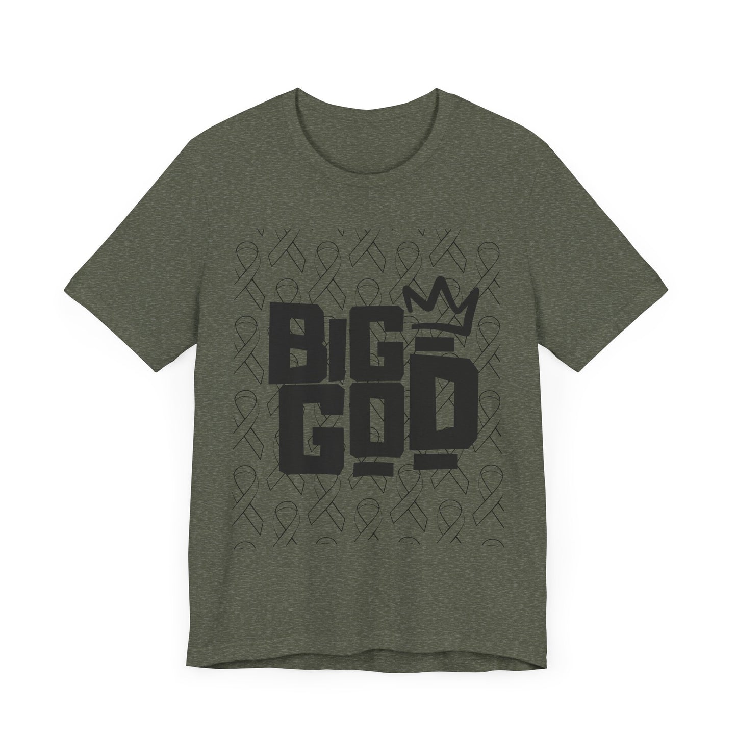 Big God Short Sleeve Tee - Inspirational Unisex Jersey T-Shirt, Gift for Faith Lovers, Christian Apparel, Motivational Shirt, Casual Wear