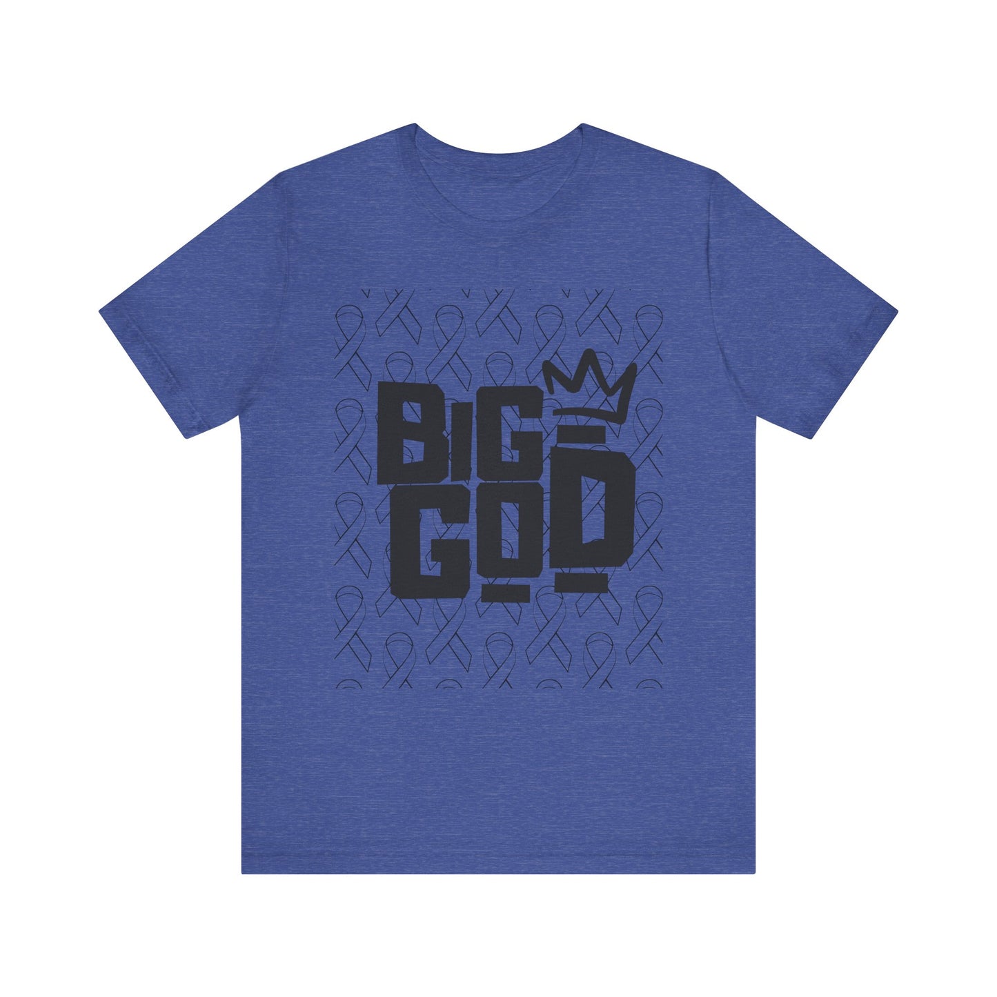 Big God Short Sleeve Tee - Inspirational Unisex Jersey T-Shirt, Gift for Faith Lovers, Christian Apparel, Motivational Shirt, Casual Wear