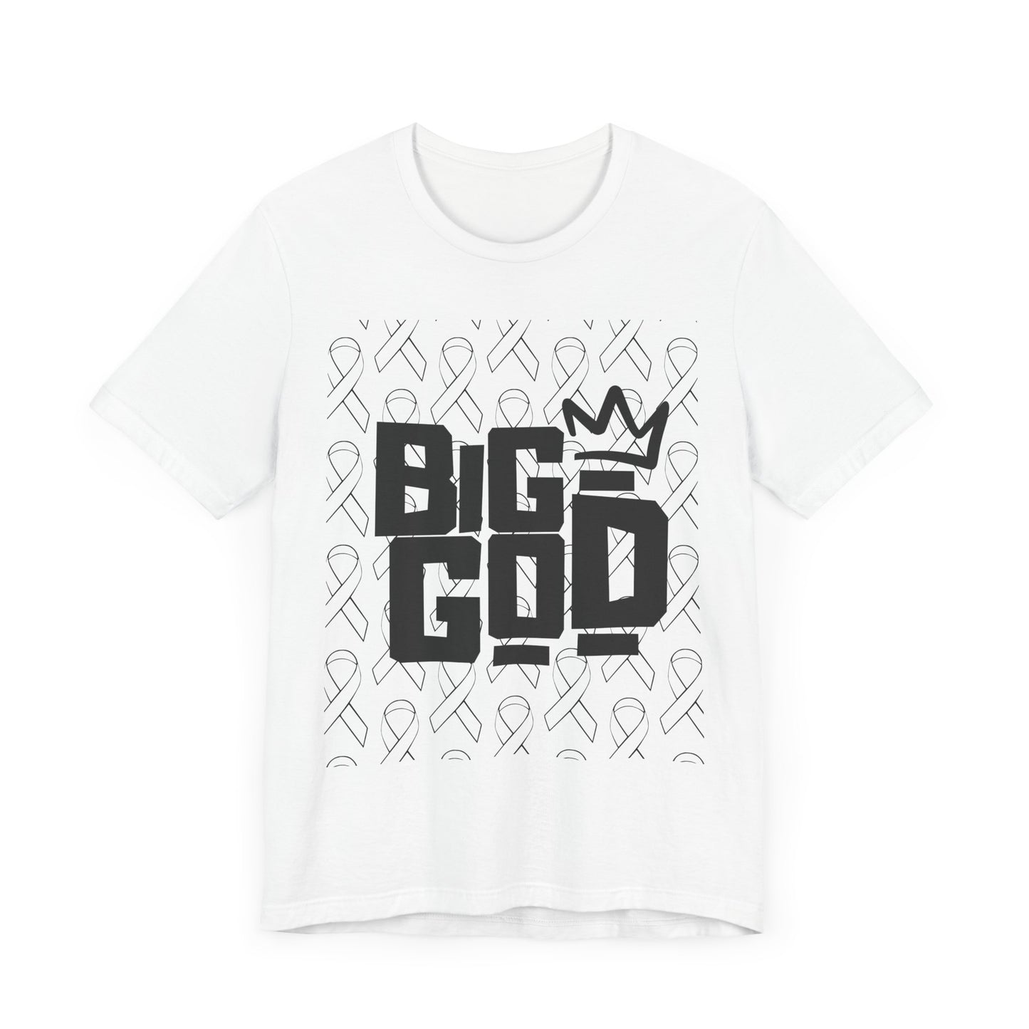 Big God Short Sleeve Tee - Inspirational Unisex Jersey T-Shirt, Gift for Faith Lovers, Christian Apparel, Motivational Shirt, Casual Wear