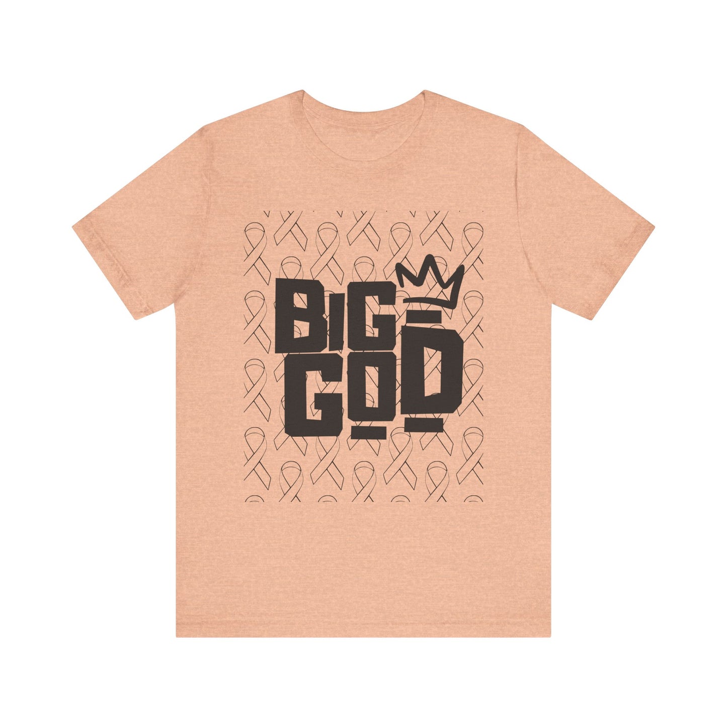 Big God Short Sleeve Tee - Inspirational Unisex Jersey T-Shirt, Gift for Faith Lovers, Christian Apparel, Motivational Shirt, Casual Wear