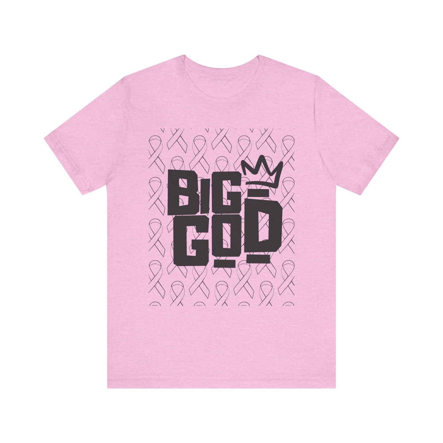 Big God Short Sleeve Tee - Inspirational Unisex Jersey T-Shirt, Gift for Faith Lovers, Christian Apparel, Motivational Shirt, Casual Wear