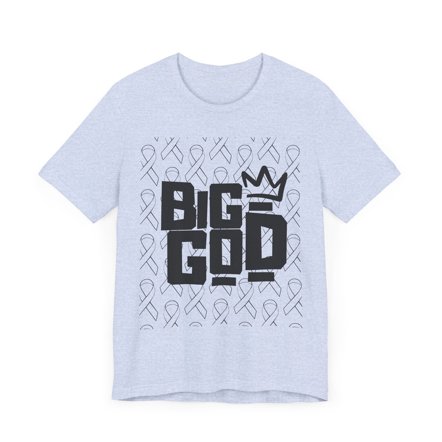 Big God Short Sleeve Tee - Inspirational Unisex Jersey T-Shirt, Gift for Faith Lovers, Christian Apparel, Motivational Shirt, Casual Wear