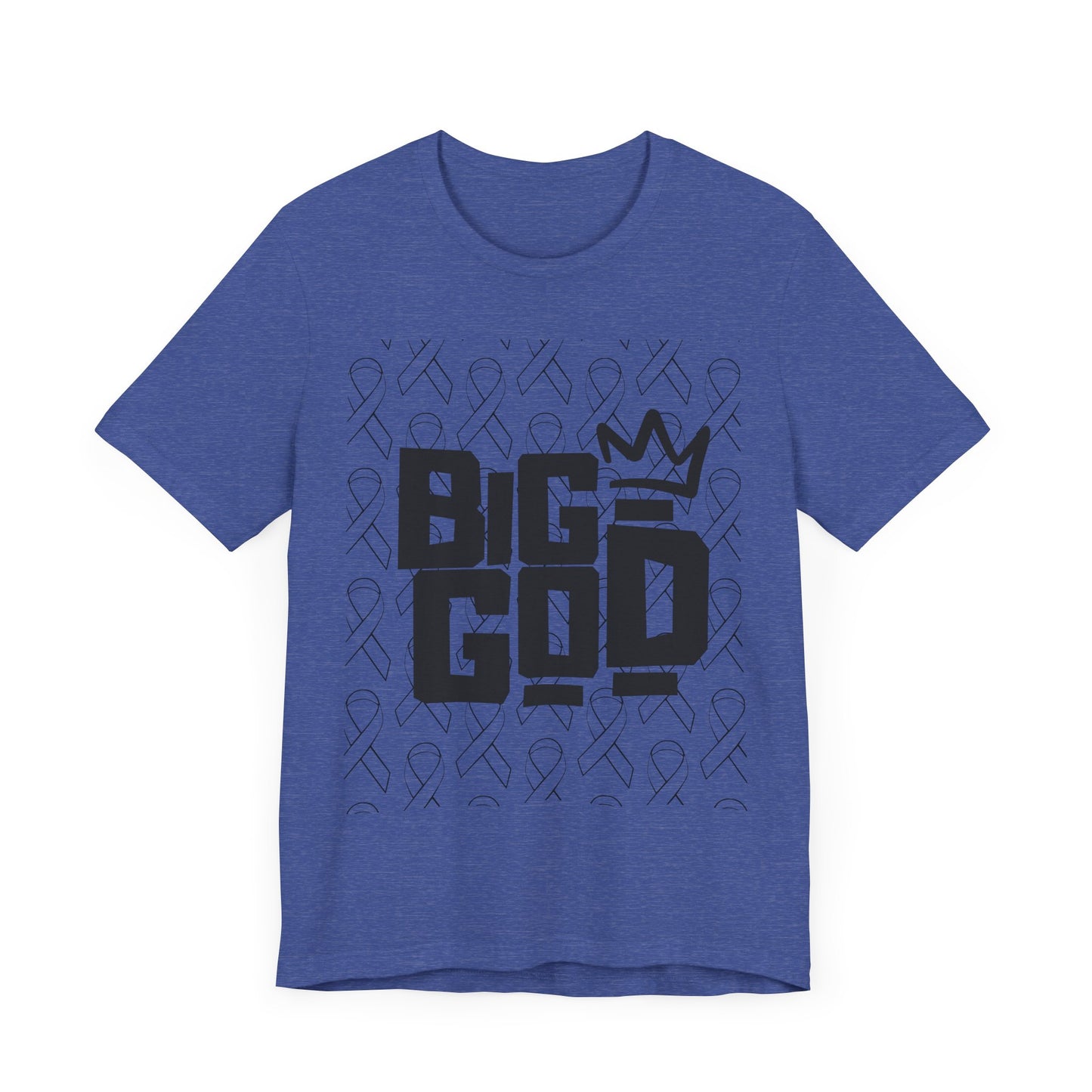 Big God Short Sleeve Tee - Inspirational Unisex Jersey T-Shirt, Gift for Faith Lovers, Christian Apparel, Motivational Shirt, Casual Wear