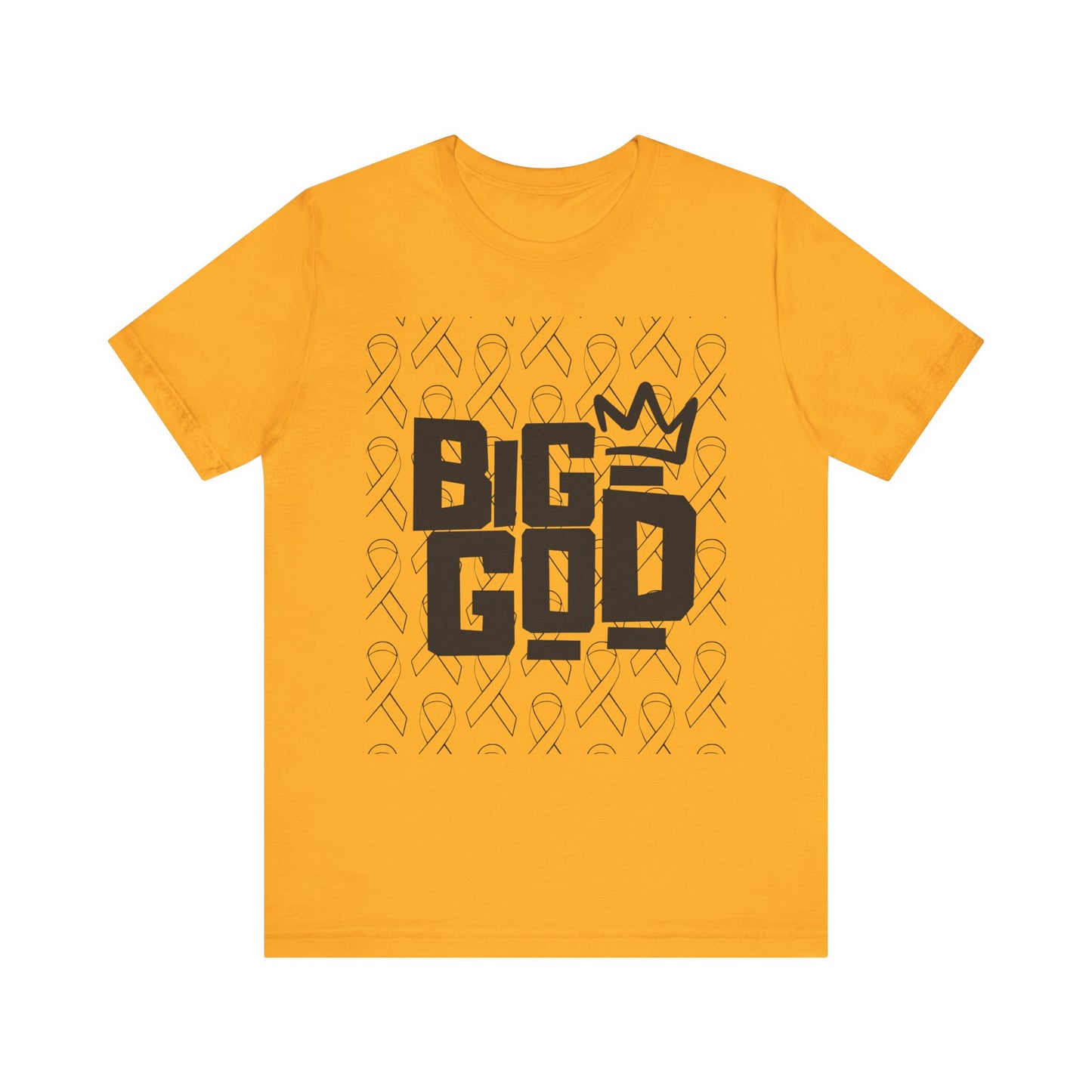 Big God Short Sleeve Tee - Inspirational Unisex Jersey T-Shirt, Gift for Faith Lovers, Christian Apparel, Motivational Shirt, Casual Wear