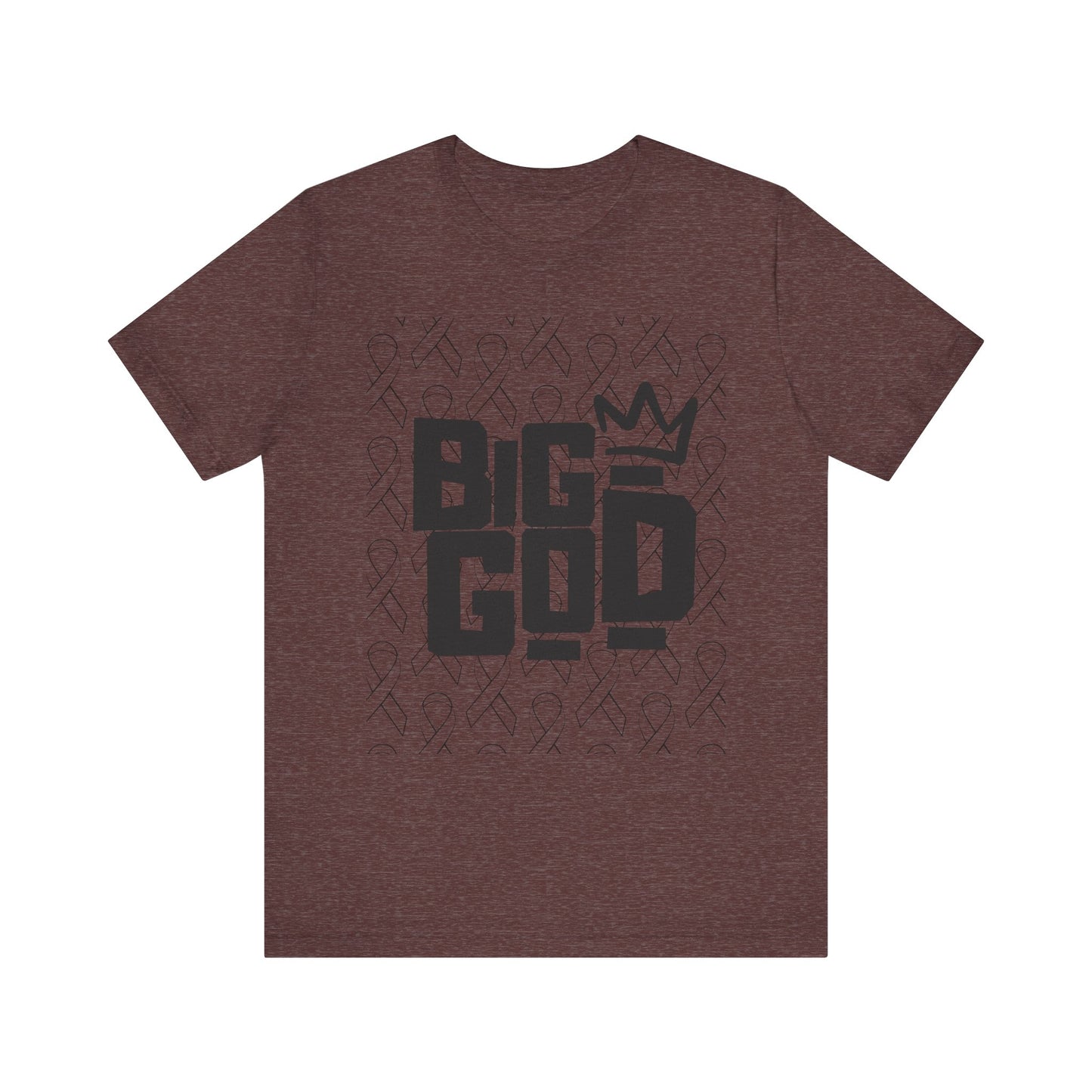 Big God Short Sleeve Tee - Inspirational Unisex Jersey T-Shirt, Gift for Faith Lovers, Christian Apparel, Motivational Shirt, Casual Wear