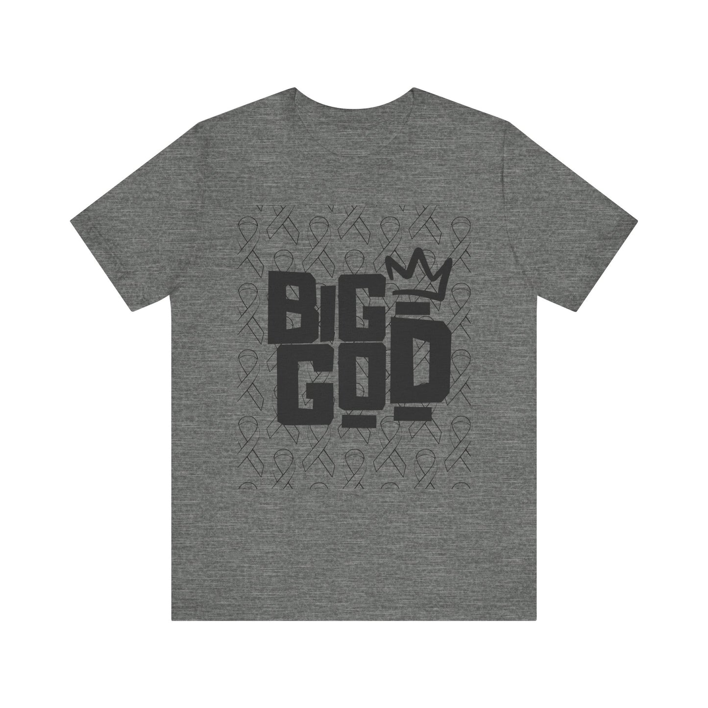 Big God Short Sleeve Tee - Inspirational Unisex Jersey T-Shirt, Gift for Faith Lovers, Christian Apparel, Motivational Shirt, Casual Wear