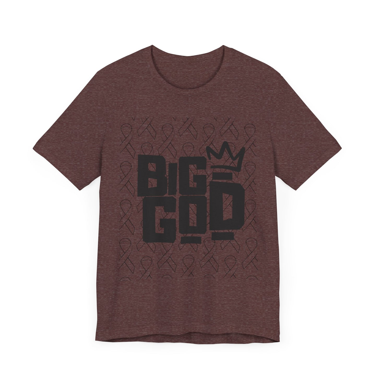 Big God Short Sleeve Tee - Inspirational Unisex Jersey T-Shirt, Gift for Faith Lovers, Christian Apparel, Motivational Shirt, Casual Wear
