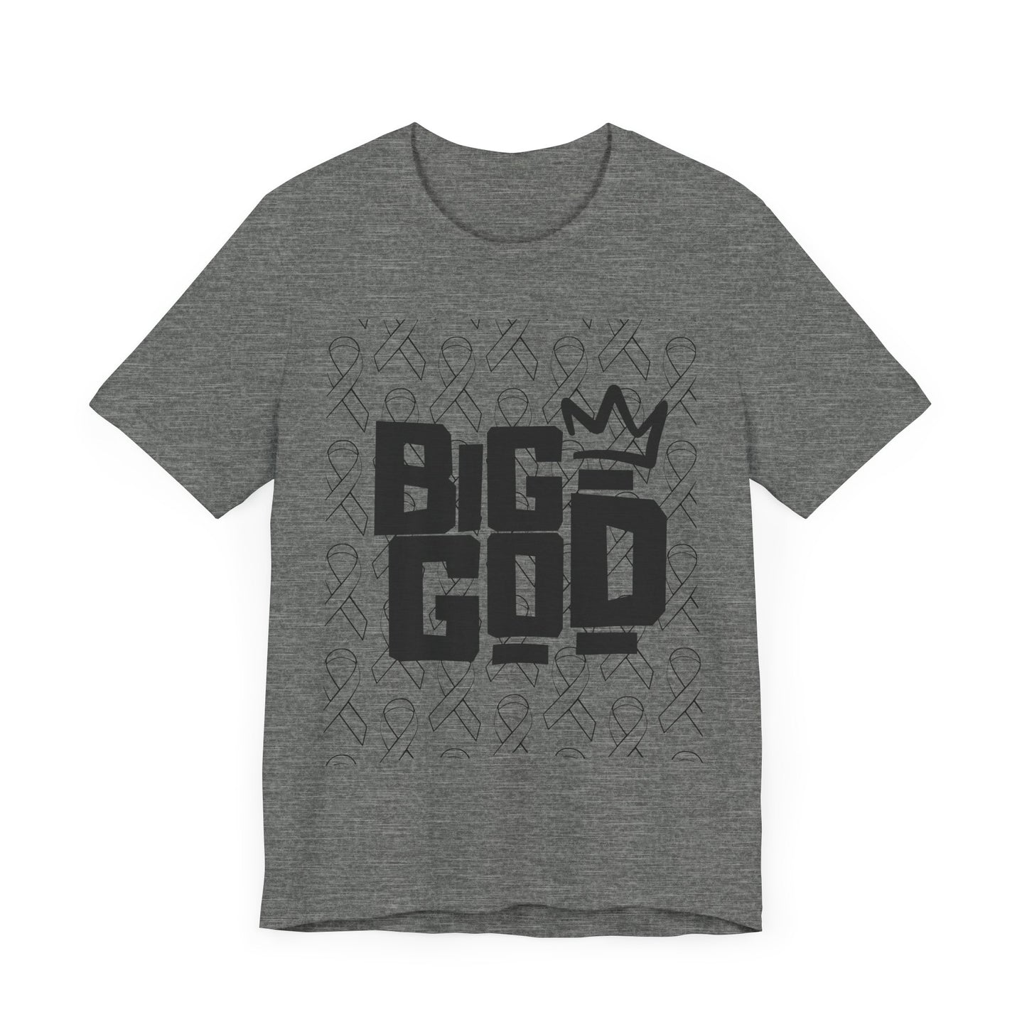 Big God Short Sleeve Tee - Inspirational Unisex Jersey T-Shirt, Gift for Faith Lovers, Christian Apparel, Motivational Shirt, Casual Wear