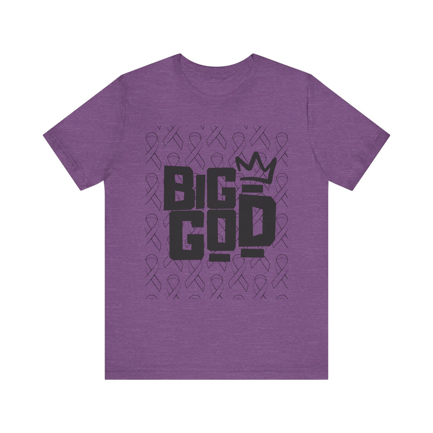 Big God Short Sleeve Tee - Inspirational Unisex Jersey T-Shirt, Gift for Faith Lovers, Christian Apparel, Motivational Shirt, Casual Wear