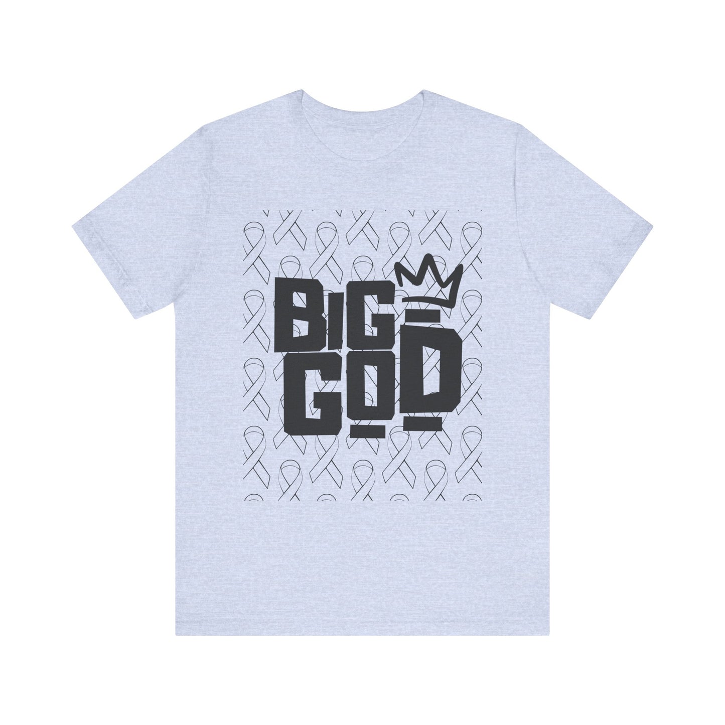 Big God Short Sleeve Tee - Inspirational Unisex Jersey T-Shirt, Gift for Faith Lovers, Christian Apparel, Motivational Shirt, Casual Wear